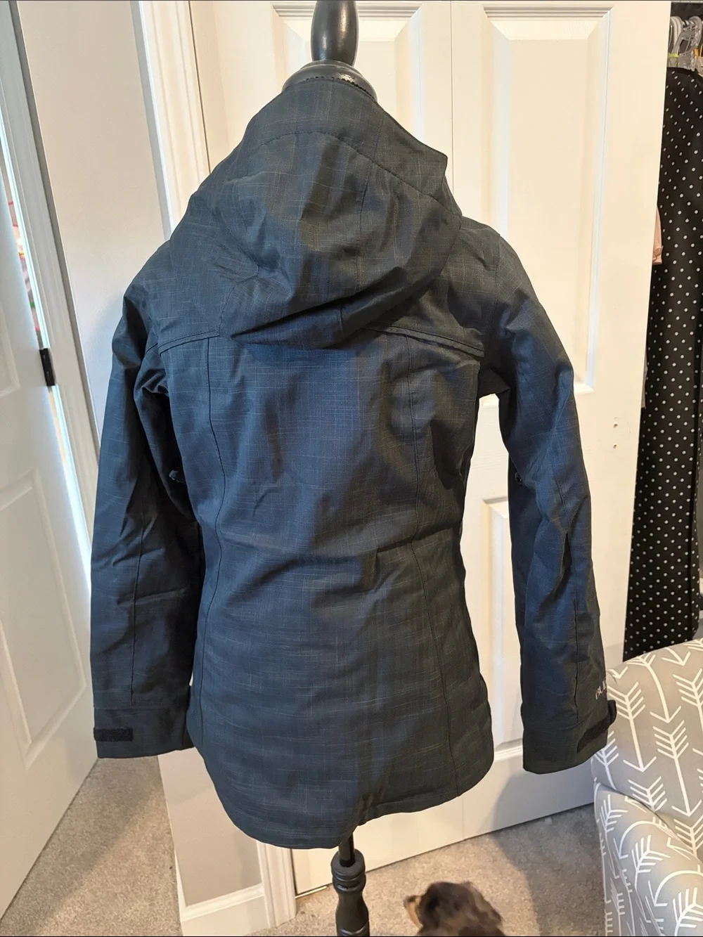 Burton Women's Dark Gray Hooded Ski Jacket